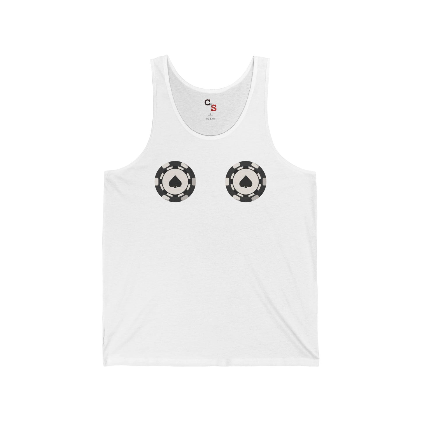 Women's Poker Chips Tank Top